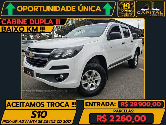 CHEVROLET S10 2.5 ADVANTAGE 4X2 CD 16V FLEX 4P MANUAL